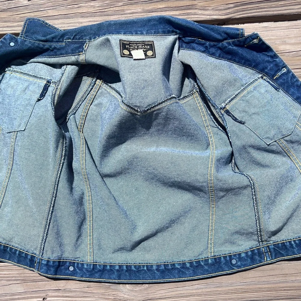 The Childrens Place denim trucker